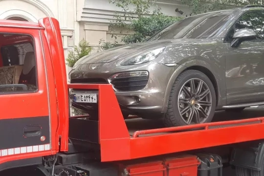 حمل خودرو شاسی بلند پورشه